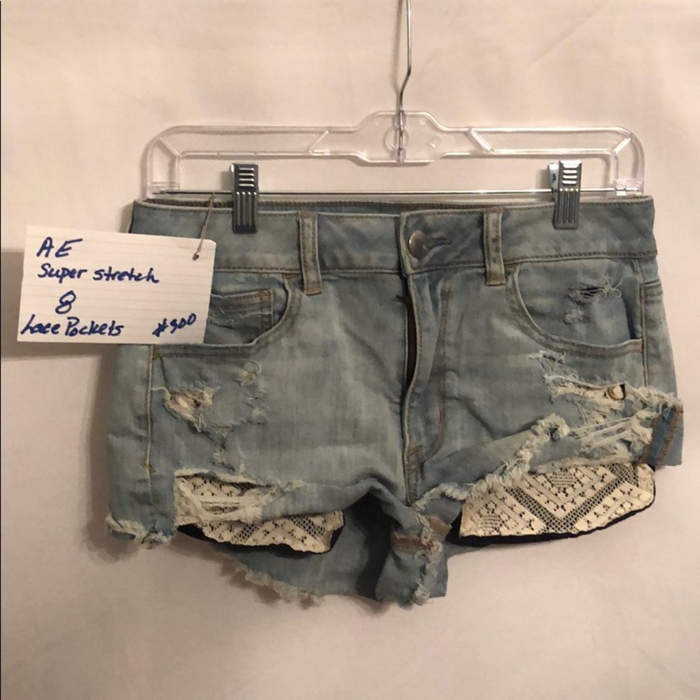 American Eagle super stretch lace size 8distressed